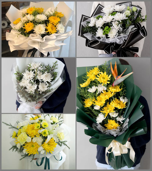 江苏扬州宝应县范水镇白事花束代送